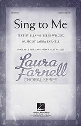 Sing to Me SATB choral sheet music cover